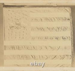 Civil War CDV Second National Colors / Flag of 28th Pennsylvania Volunteers