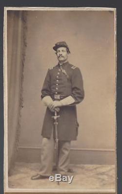 Civil War CDV Surgeon John A Robinson 38th NY Volunteer Infy Medical Sword