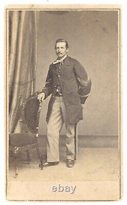 Civil War CDV Unidentified Sergeant by Wenderoth & Taylor Philadelphia PA