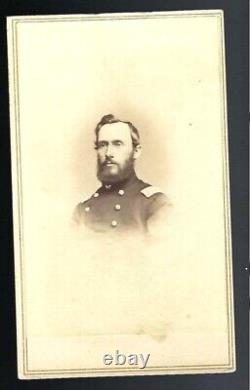Civil War CDV Union Colonel/BBG John Lord Otis 10th Connecticut WIA 2x