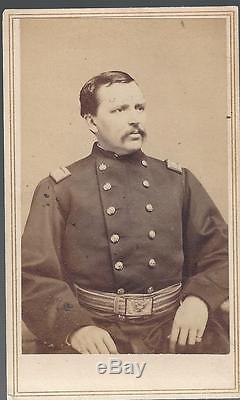Civil War CDV Union Colonel Thomas Edward Chickering 3rd Mass Cavalry