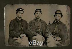 Civil War CDV Union Corporal Albert J Burgis 27th Michigan & Friends