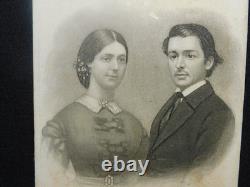 Civil War CDV Union General/Governor William Sprague & LADY 100% ORIGINAL