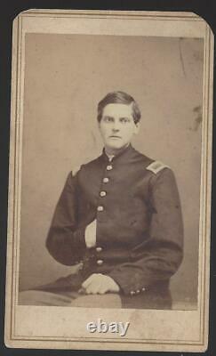 Civil War CDV Union Lt Thomas H McKinley 1st CVHA, 29th CV, KIA Richmond VA