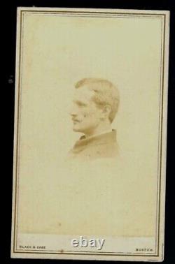 Civil War CDV Union Major James M Walton 54th Mass Vols, Glory