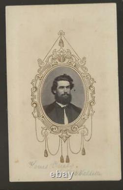 Civil War CDV Union Musician James M Vallette 52nd Illinois Vols