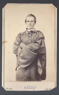 Civil War CDV Union Officer Killed by Indians in 1858 Lt William Gaston in Calif