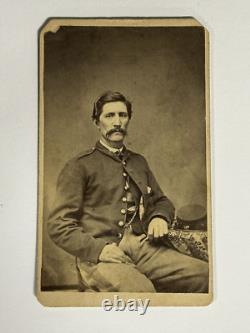 Civil War CDV Union Private 107th Pennsylvania Infantry NY State Jacket and Kepi