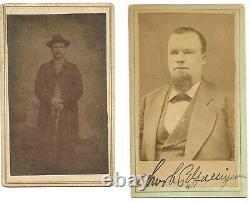 Civil War CDV Union Private John Galligan 2nd Mich Cav & VRC