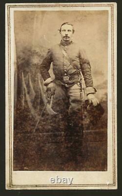 Civil War CDV Union Sgt Andrew J Lansing 22dn NYVI, 2nd NY Cavalry