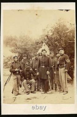 Civil War CDV Union Soldiers 29th NYVI, Capt VonNostitz, sgt Wiesner, Sgt Ziegler