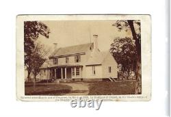 Civil War CDV by Brady White House Home of Mrs Custis Washington & Col. Lee