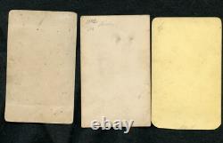 Civil War CDV of Abraham Lincoln and Family Mary Todd and Tad All three one bid