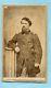 Civil War Cdv Of Capt. Joseph H. Baxter, 22nd Massachusetts Infantry, Kia