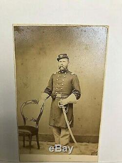 Civil War CDV of Colonel Abraham Garrison Demarest 22nd New Jersey Volunteers