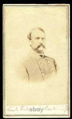 Civil War CDV of Confederate General John C Breckinridge