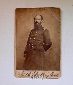 Civil War CDV of Erastus Barnard Tyler, Brig. Gen. AUTOGRAPHED on front
