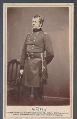 Civil War CDV of Joseph Hooker Fighting Joe by Anthony/Brady 4