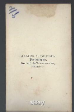 Civil War CDV of Private James K Wellman 23rd Michigan Vols