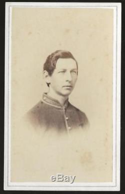 Civil War CDV of Union Cavalryman Francis M Newton 4th Mass Cavalry