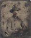 Civil War Confederate Soldier 1/6 Plate Ambrotype With Partial Id