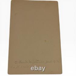 Civil War Cabinet Card Photo Oliver Freet 130th PA Vols York PA Veteran Beard