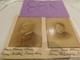 Civil War Cavalry Vet & Wife Photos 19th Penn Cavalry James Allen Lot Of 2 #275