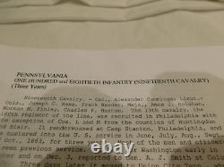 Civil War Cavalry Vet & Wife Photos 19th Penn Cavalry James Allen Lot Of 2 #275