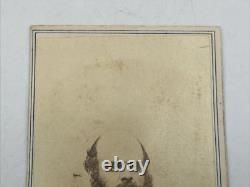 Civil War Cdv Of General Burnside in Uniform