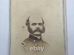 Civil War Cdv Of General Burnside in Uniform