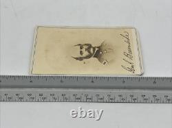 Civil War Cdv Of General Burnside in Uniform