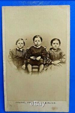 Civil War Children of the Battlefield Gettysburg Orphans Propaganda Humiston CDV