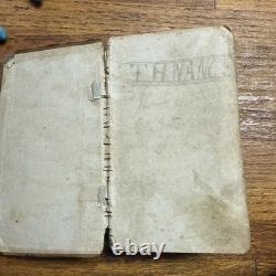 Civil War Confederate 1863 Blockade Bible Mississippi Gettysburg Blockade KIA