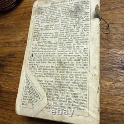Civil War Confederate 1863 Blockade Bible Mississippi Gettysburg Blockade KIA