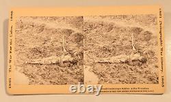 Civil War Confederate Dead Stereoview Photo Petersburg Virginia