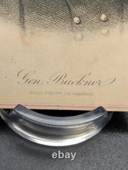 Civil War Confederate General Simon B Buckner CDV Original 4x2.5 Ephemera