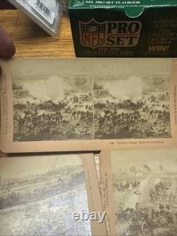 Civil War Confederate Gettysburg Stereoview Lot 7 Photo Image Kilburn Period