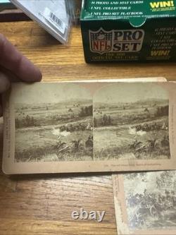 Civil War Confederate Gettysburg Stereoview Lot 7 Photo Image Kilburn Period