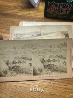 Civil War Confederate Gettysburg Stereoview Lot 7 Photo Image Kilburn Period