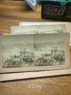 Civil War Confederate Gettysburg Stereoview Lot 7 Photo Image Kilburn Period