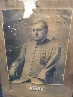 Civil War Confederate Major General Forrest Calvary Corps Portrait Lost Arm