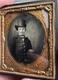 Civil War Confederate Soldier 1/9 Ambrotype Photo