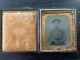 Civil War Confederate Tintype, 1/6 Plate With Case