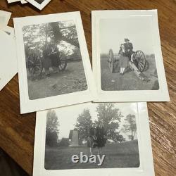Civil War Confederate Union Battle of Gettysburg Cannons Original Photo Lot 30