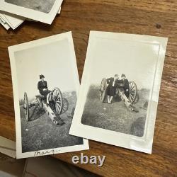 Civil War Confederate Union Battle of Gettysburg Cannons Original Photo Lot 30