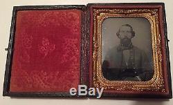 Civil War Confederate officer ambrotype photo possible 4th Alabama