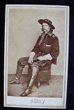 Civil War Custer Important Original vintage cdv Armstrong Custer 1865