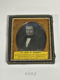 Civil War Daguerreotype Major John M Kilbourne 45th Pennsylvania Infantry