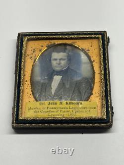 Civil War Daguerreotype Major John M Kilbourne 45th Pennsylvania Infantry