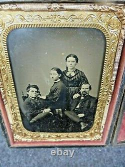 Civil War Daguerreotype and Case, 1/4 Plate-Family